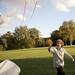 Aalen Park resident Barb Gentner flies a kite dedicated to her late aunt Marge at the Fly and Remember event Tuesday. Daniel Brenner I AnnArbor.com